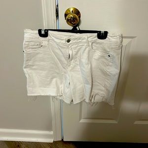 Old Navy white jean shorts